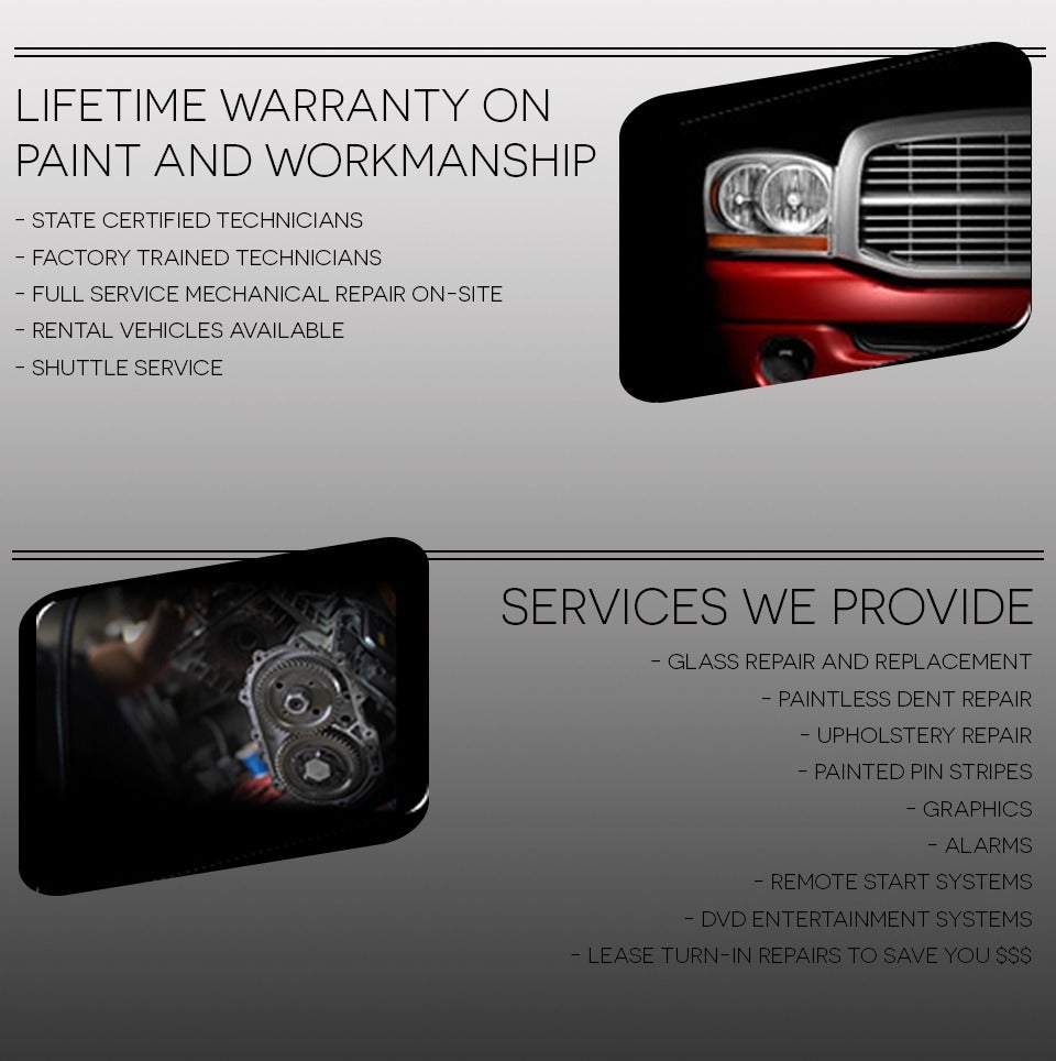 Lifetime Warranty and Services Provided at Collision Center at Snethkamp Chrysler Dodge Jeep Ram in Redford MI