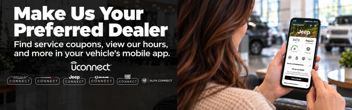 uconnect® make us your preferred dealer | Snethkamp Chrysler Dodge Jeep Ram in Redford MI