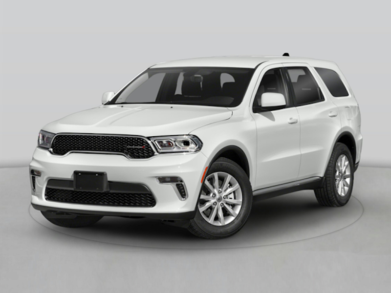 The 2025 Dodge Durango on a virtual showroom floor