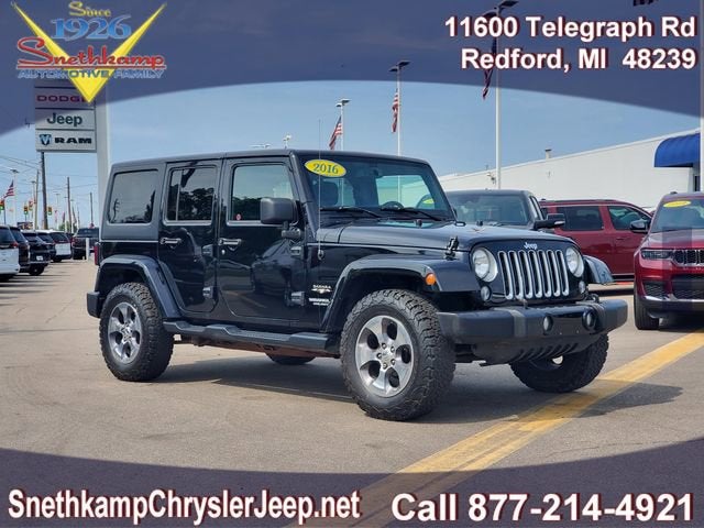 2016 Jeep Wrangler Unlimited Sahara