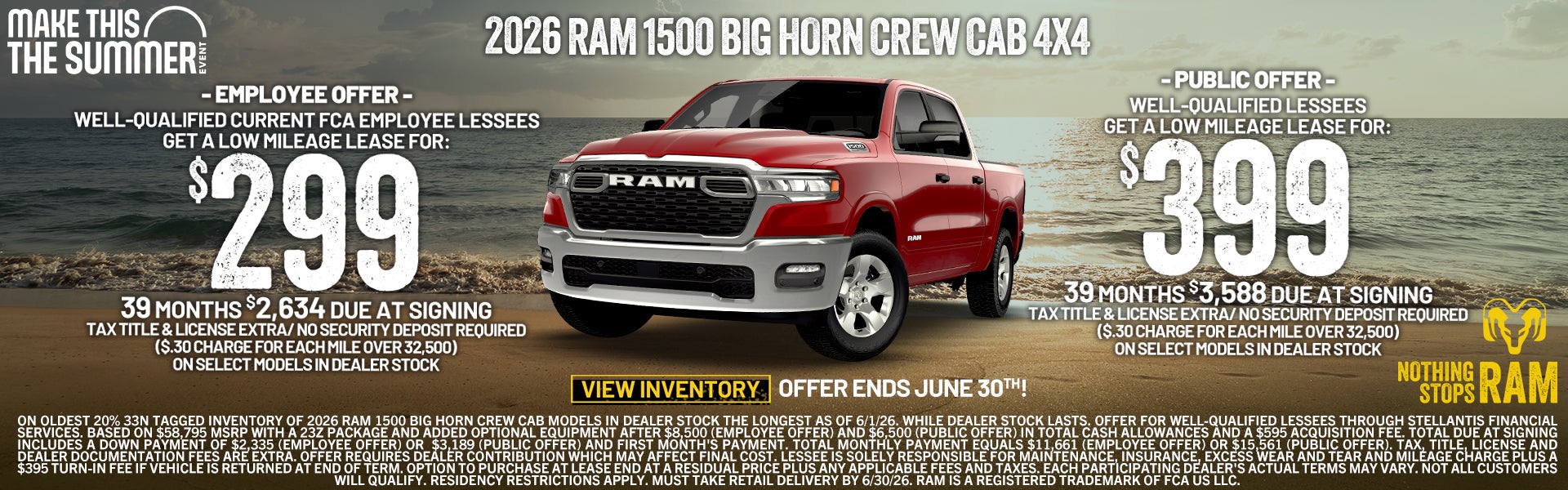 2026 RAM 1500 Big Horn Crew Cab 4x4