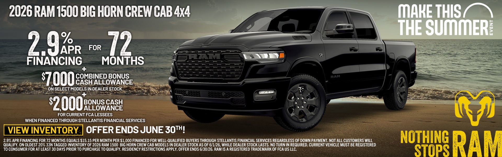 2026 RAM 1500 Big Horn Crew Cab 4x4