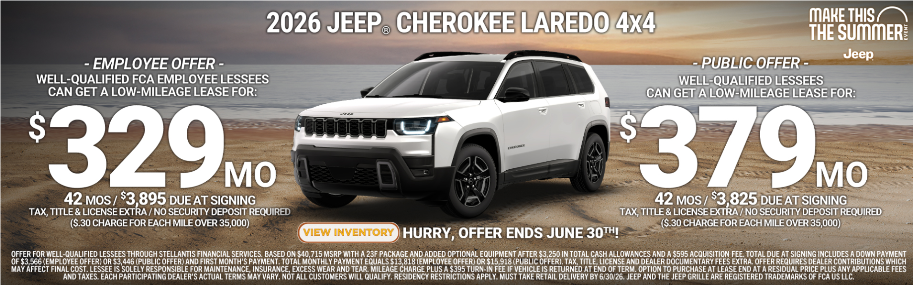 2026 Jeep Cherokee Laredo 4x4